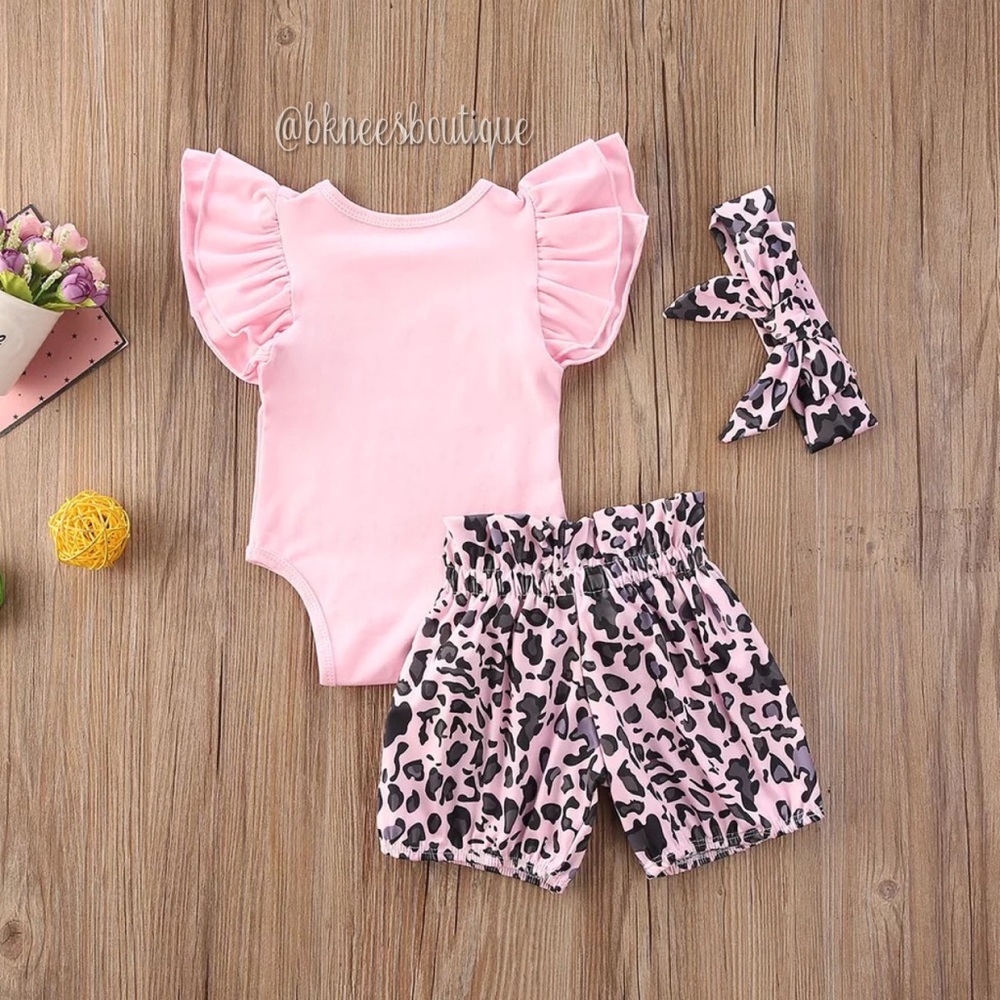Little Mama Matching 3pc. Babygirl Boutique Set - Picture 2 of 5